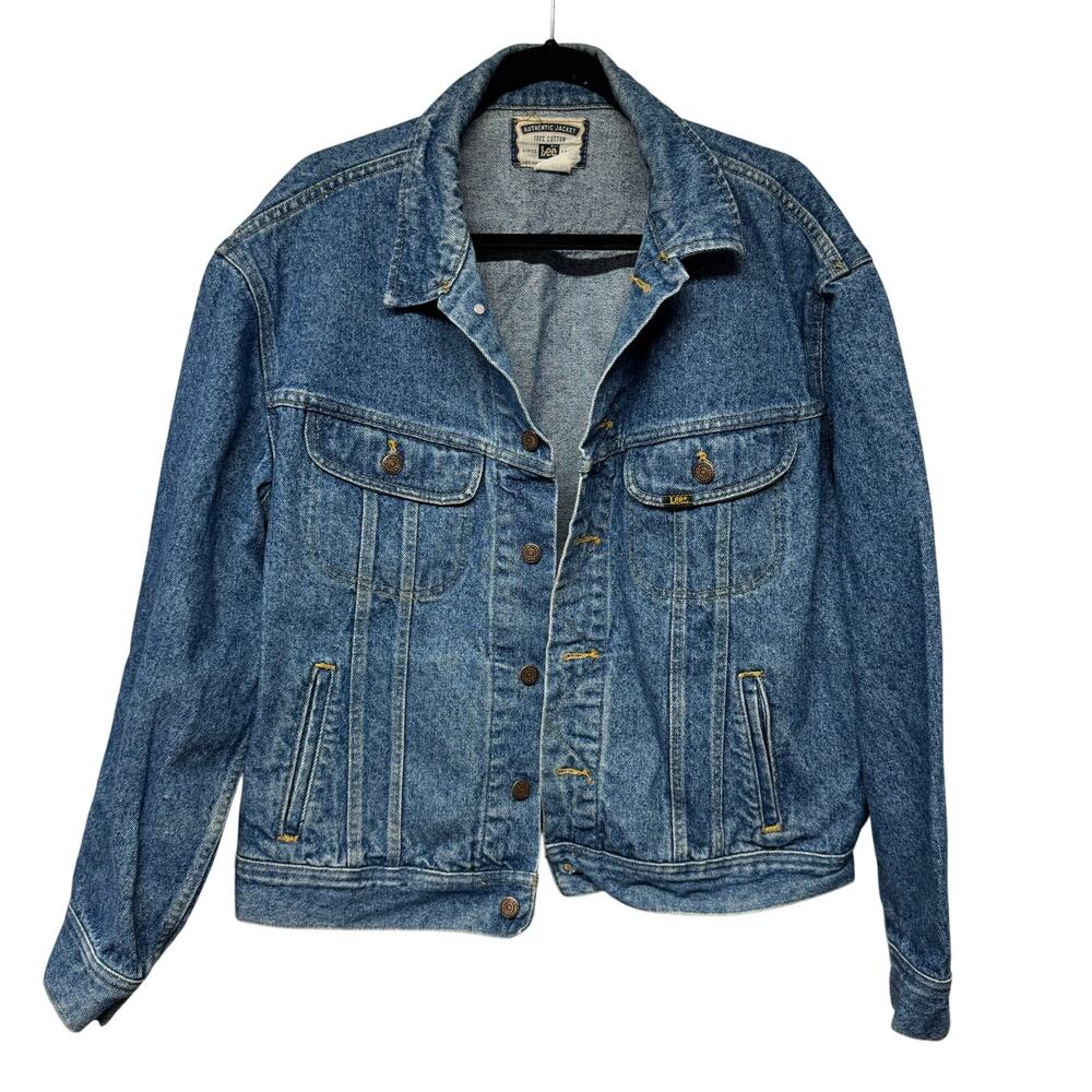 Lee Riders Vintage Jean Jacket 90s Y2K Mens Unisex XL Trucker Cotton Denim